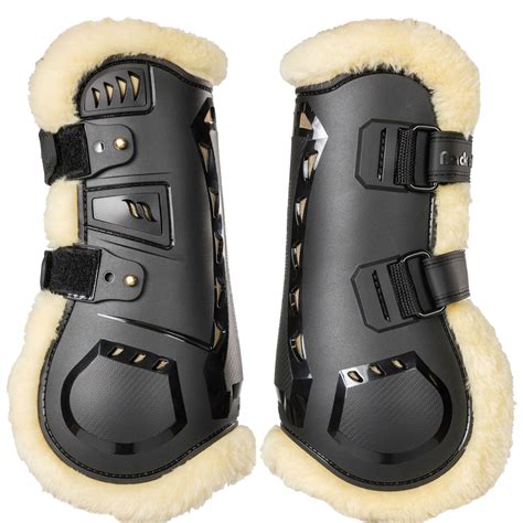 Back On Track Airflow Tendon Boots With Fur System Equine