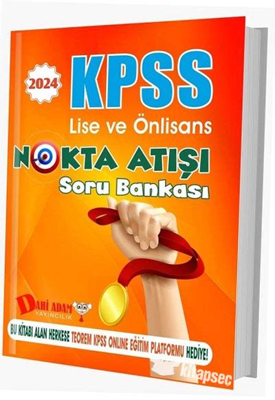 Kpss Lise N Lisans Gygk Nokta At Soru Bankas Tek Kitap Dahi