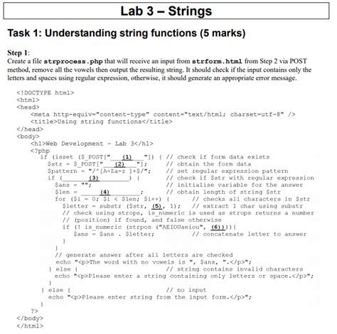 Solved Lab 3 Strings Task 1 Understanding String