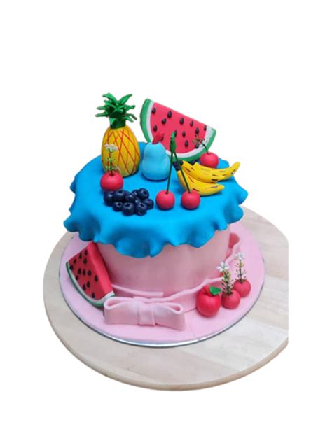 Fruit Basket Cake | Birthday Cakes Online | Order Now