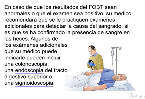 PatEdu Examen De Sangre Oculta En Heces Fecales O FOBT