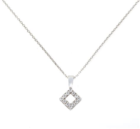 Square Diamond Pendant - Takohl Fine Jewelry