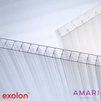 Exolon Multi Uv X Polycarbonate Clear X X Mm Amari Plastics