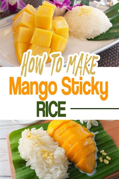 Easy Mango Sticky Rice Recipe - Authentic Mango with Sticky Rice ...