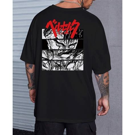 Camiseta B Sica Berserk Sacrifico Guts Anime Serie Femto Shopee Brasil