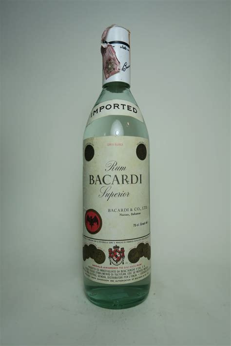 Bacardi Carta Blanca 1970s 40 75cl Old Spirits Company