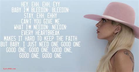 MILLION REASONS LYRICS - Lady Gaga - iLyricsHub