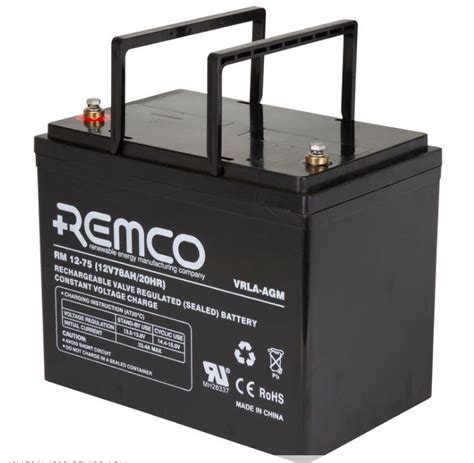 Remco Agm Deep Cycle Battery Rm Dc Trade Tyres