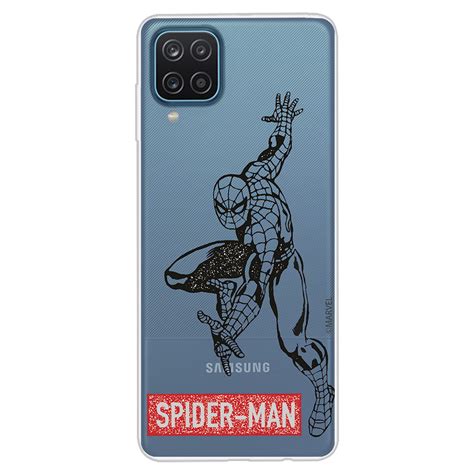 Capa Para Samsung Galaxy M Oficial Da Marvel Spider Man Logo Vermelho