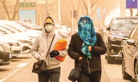 Blue Alert For Sandstorms Issued Across N China Amid Dusty Weather