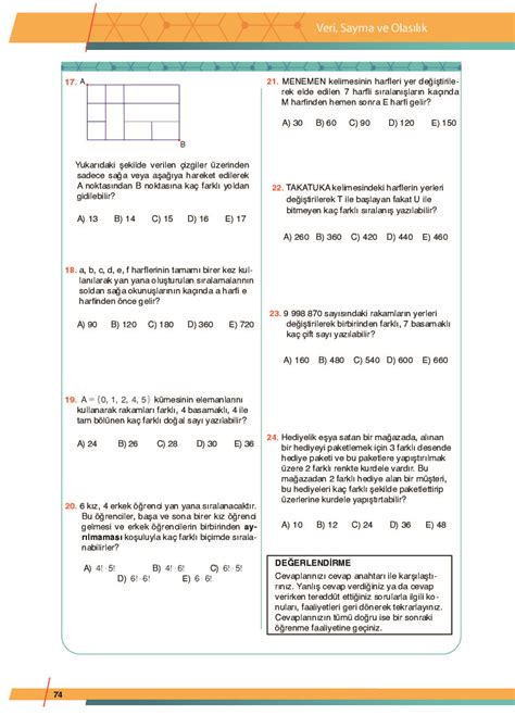 Matematik Sayma Ve Olas L K