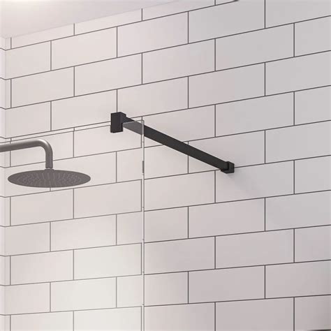 Vantage 2000 Matt Black 8mm 1400 Walk In Panel Bathroom Deal