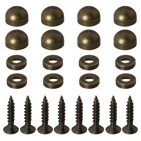 Dgbrsm Pcs Pure Brass Decorative Screws With Caps Used As Mirror Screw