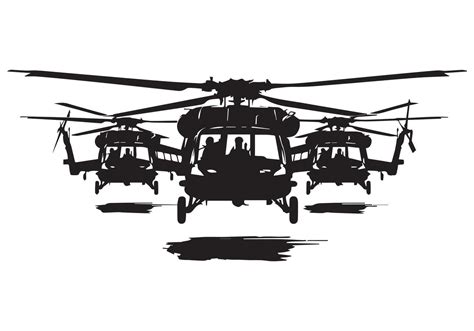 Military Helicopter Silhouette free 43403141 Vector Art at Vecteezy