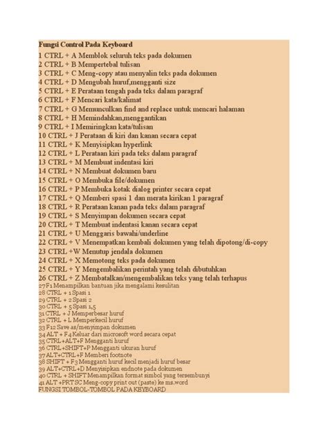 fungsi control  microsoft