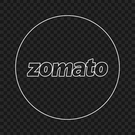 Zomato Outline White Logo Icon | Citypng