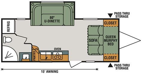 16 Ft Travel Trailer Floor Plans Floorplansclick