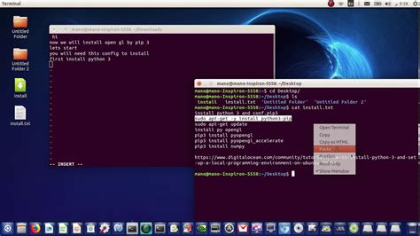 How To Install Pyopengl In Ubuntu By Python Youtube