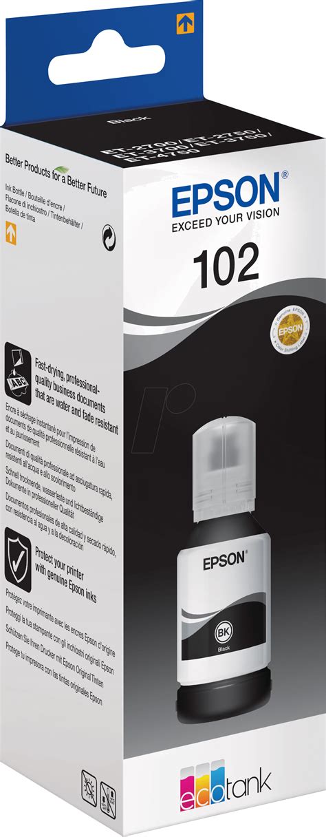 Tinte T R Tinte Epson Schwarz Ecotank Original Bei