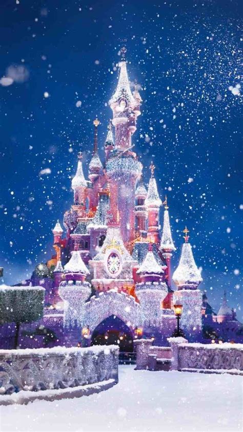 Castle Disney Christmas Wallpapers - Wallpaper Cave