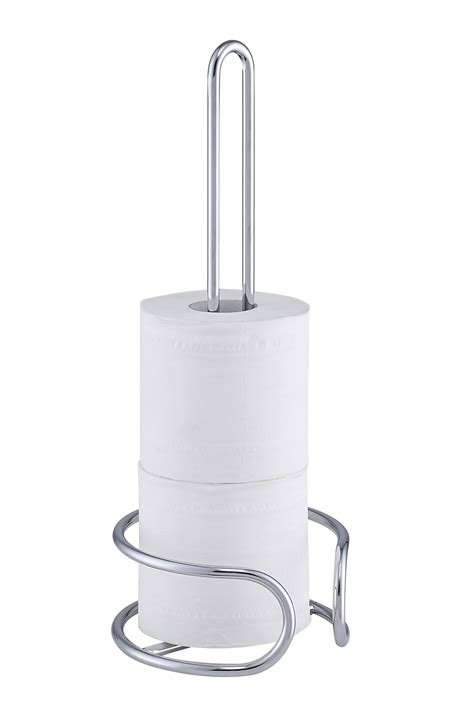 Sunnypoint Weighted Bathroom Toilet Paper Roll Holder Free Standing