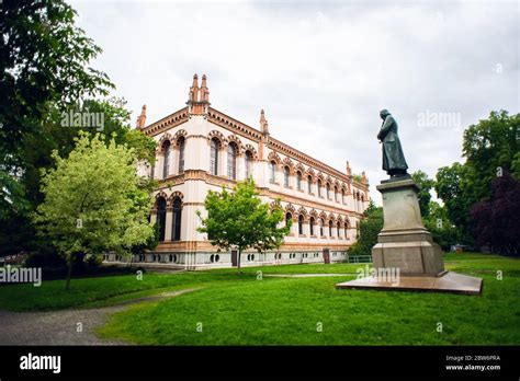 Milan Italy May Facade Of Milan Natural History Museum