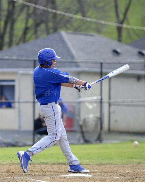 Teen Baseball Batter Stock Image Image Of Teen Swing 39982937