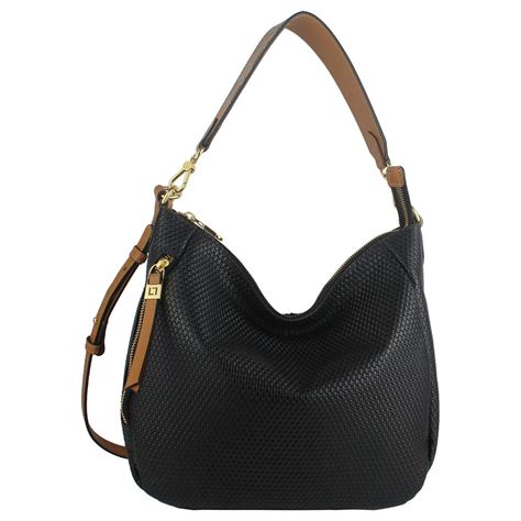 Bolsa De Couro Hobo Grande Luz Da Lua Reserva Fina