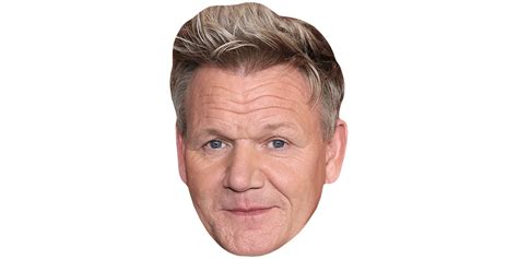 Gordon Ramsay (Blonde Hair) Mask - Celebrity Cutouts