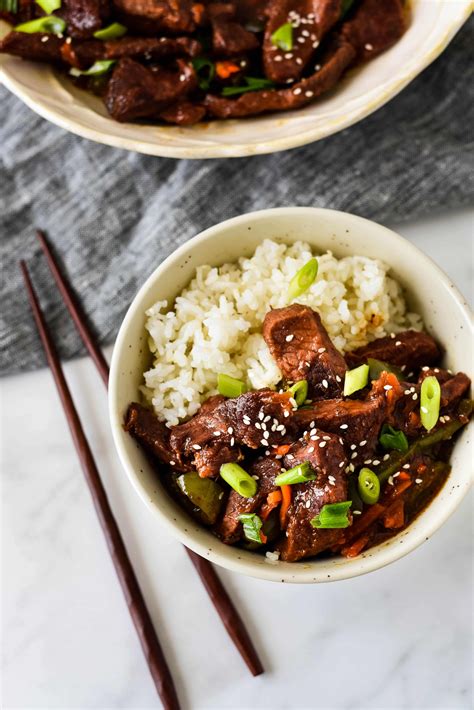 Slow Cooker Mongolian Beef The Gingered Whisk