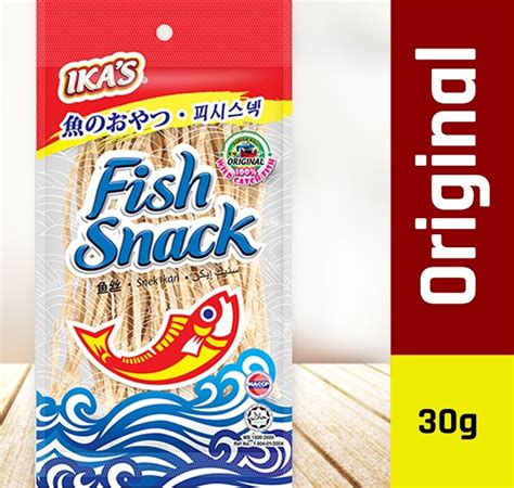 Ika S Fish Snack Snek Ikan Hiris Asli Dried Fish Fillet Chewy Snack