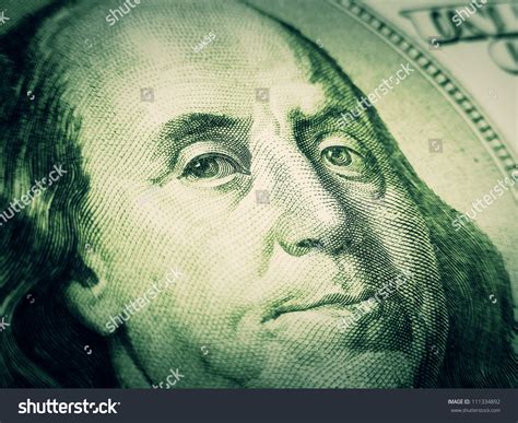 Close-up Benjamin Franklin On 100 Bill Stock Photo 111334892 | Shutterstock