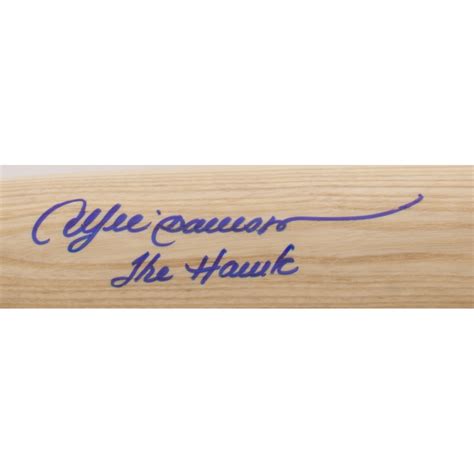 Andre Dawson Signed Louisville Slugger Pro Stock Baseball Bat Inscribed