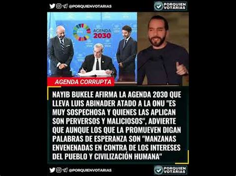 Nayib Bukele Afirma La Agenda Que Lleva Luis Abinader Atado A La