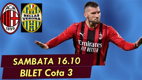 Pariuri Sambata Bilet Cota Ac Milan Verona Fcsb