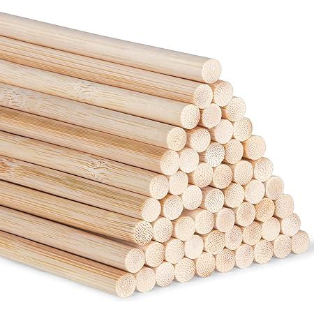 BELLE VOUS Bastoncini Legno Per Modellismo Rotonde Naturali Set Da 200