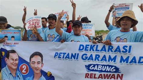 Gandeng Relawan Gaspoll Bro Petani Garam Madura Totalitas Dukung