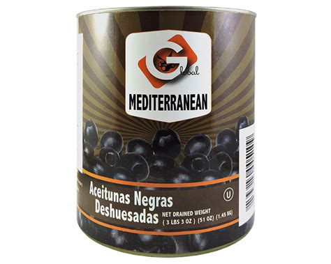 Aceituna Negra Deshuesada - Globalim