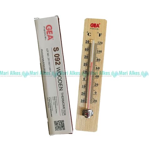 Jual Termometer Ruangan Gea Medical S092 Wooden Kayu Shopee Indonesia