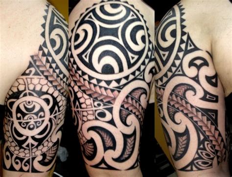 Shoulder Tribal Tattoo by Dead God Tattoo