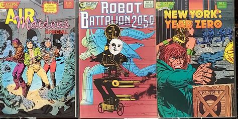 Lot Of 5 Eclipse Comics 1st Issue