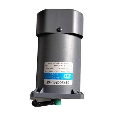 Single Phase 220v Ac 200w Zd 6ik200rgu Cf Speed Control Gear Motor For Conveyors At Rs 10500 In