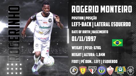 Rogerinho Left Back Lateral Esquerdo Highlights 2023 YouTube