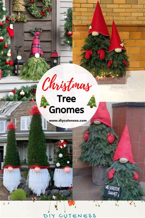 Diy Tree Gnomes Diy Cuteness Christmas Decorations