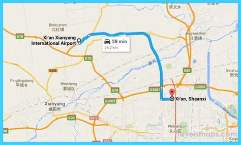 Map Of Xianxianyang Travelsmapscom