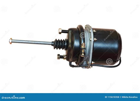 Brake Chamber To Truck Isolated Stock Photo Image Of White Vacuum