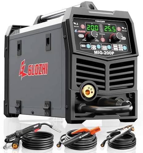 HZXVOGEN 200A Aluminum MIG Welder 5 In 1 Multi Process Welding Machine