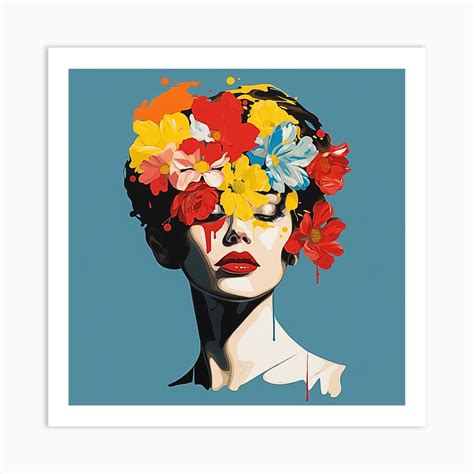 Flower Girl 1 Art Print By Foral Addict Fy