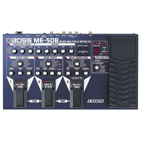 Boss Me B Bass Effects Processor B Stock Na Gear Music