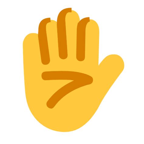 Emoji Mano Levantada Copiar C Digo Del Emotic N El Significado De Emoji